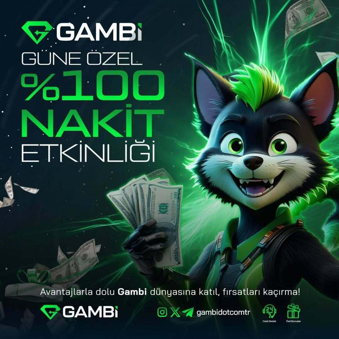 Unlock incredible bonuses this Sunday! Invest and enjoy a 100% cash bonus for fast withdrawals. Deposit now for great rewards in slot games! #Gambi #GambiCasino #bonus #onlinecasino #freespin Güncel giriş: ift.tt/b9G0K3J