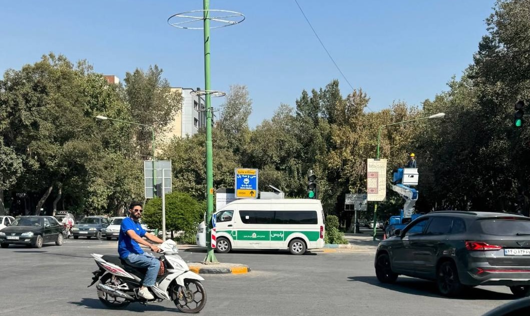 اصفهان  ۲۰ مهر - ون های گشت ارشاد برگشتن