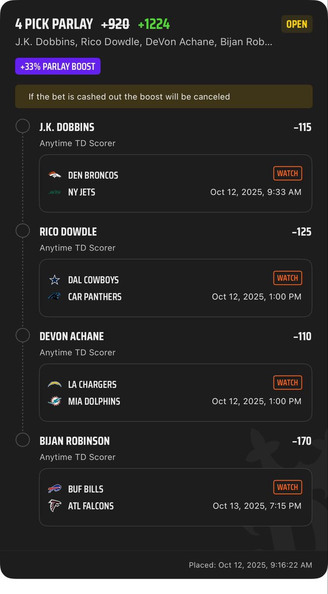 ZAYYYTHEGOAT's tweet image. ATD LAY🏈

Full Card oddsshopper.com/experts/defyth…