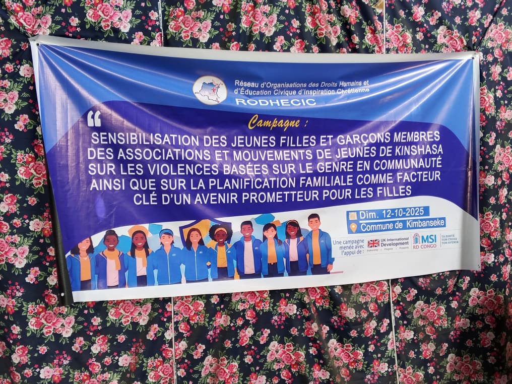 🇨🇩Éduquer les jeunes sur les violences de genre et la planification familiale, c’est prévenir des drames et offrir des alternatives positives.  Kimbanseke, ce 12.10.2025 avec les jeunes #ACIF. <a href="/msi_rdc/">MSI RDC</a> <a href="/PrimatureRDC/">Primature de la République Démocratique du Congo</a> <a href="/GenreRDC/">Ministère du Genre Famille et Enfant</a> <a href="/jeunesseEP_RDC/">Ministère de la Jeunesse et Éveil Patriotique</a> <a href="/MinisterEDU_NC/">Ministère de l'Education Nationale-NC</a>