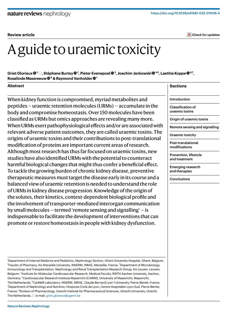 SOMELaguna's tweet photo. Guía Sobre Toxicidad Urémica😵‍💫☣️

🔰📚Nature Reviews Nephrology

https://t.co/hpFMfiwOn1

Enlace a Artículo Completo 👇🏻🆓✅https://t.co/rPEDXf5xvO https://t.co/YkchpVCunS