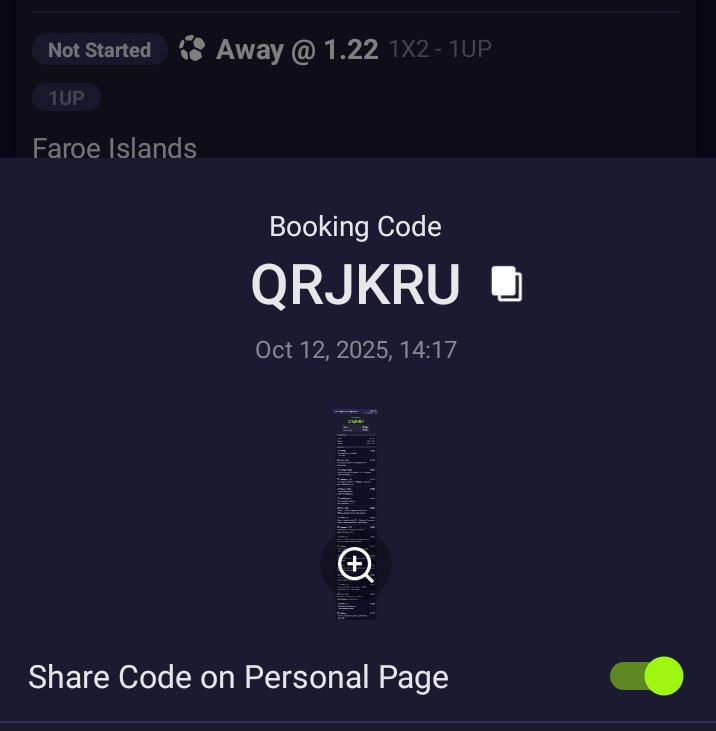 6ixbob02's tweet image. QRJKRU ☘️ 66 ⚽

#SportyBet #Sportybetcode #footballbetting #FOOTBALLTIPS