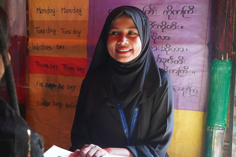 EduCannotWait's tweet image. 👩🏾‍🏫👩‍🏫Teaching on the Frontlines👨🏿‍🏫👨‍🏫

@EduCannotWait honors the courageous, collaborative spirit of #teachers working on the frontlines of crises around the globe.

Teachers are not only educators, but also leaders &amp;amp; agents of hope.

Read their inspiring stories👇…