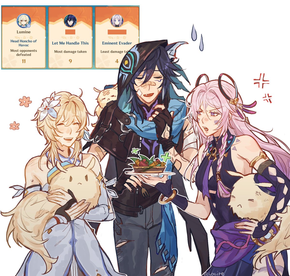loeire's tweet image. accidentally got the cutest team in the dodoco event
#citlumi #ororon