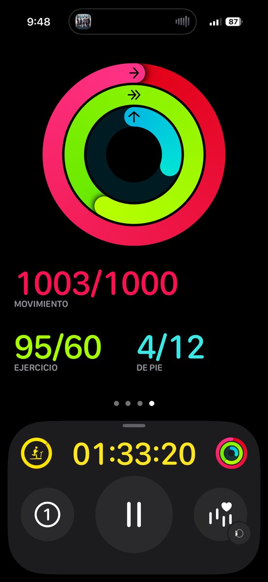 Un poco de deporte y casa .