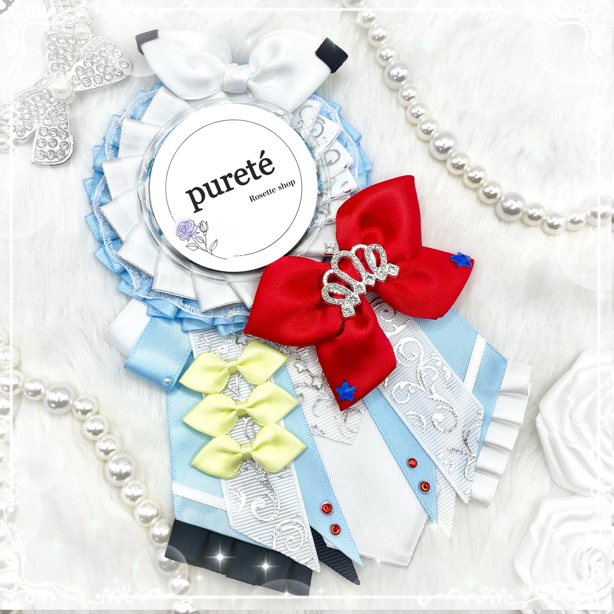 受付停止中 推し活 ハンドメイド ロゼット オーダー 痛ロゼット