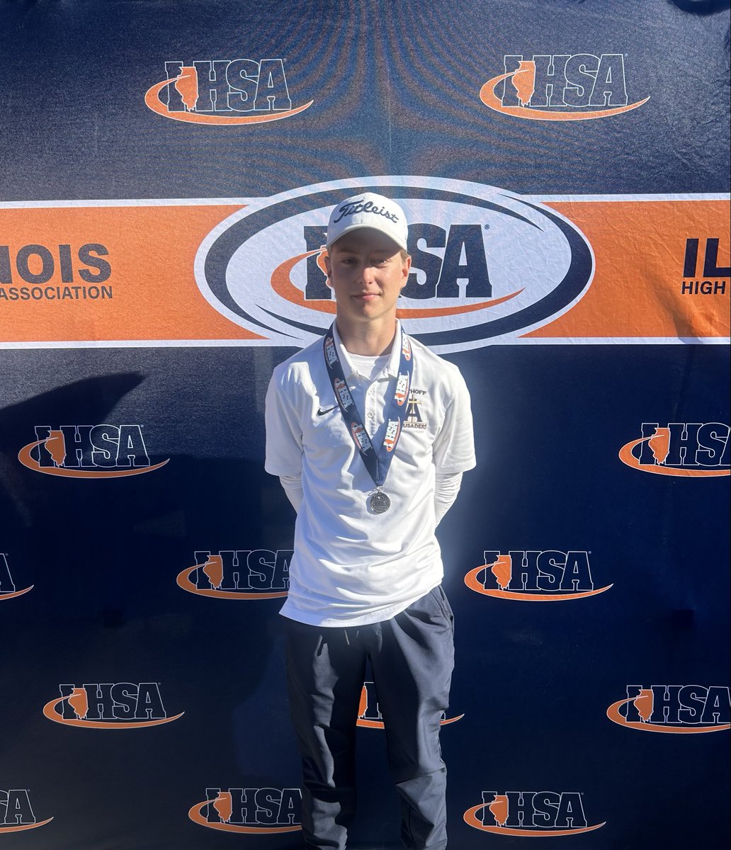 ttribout's tweet photo. Congratulations Carson to a second place finish at state. @IHSA_IL https://t.co/k1JF0PPSky
