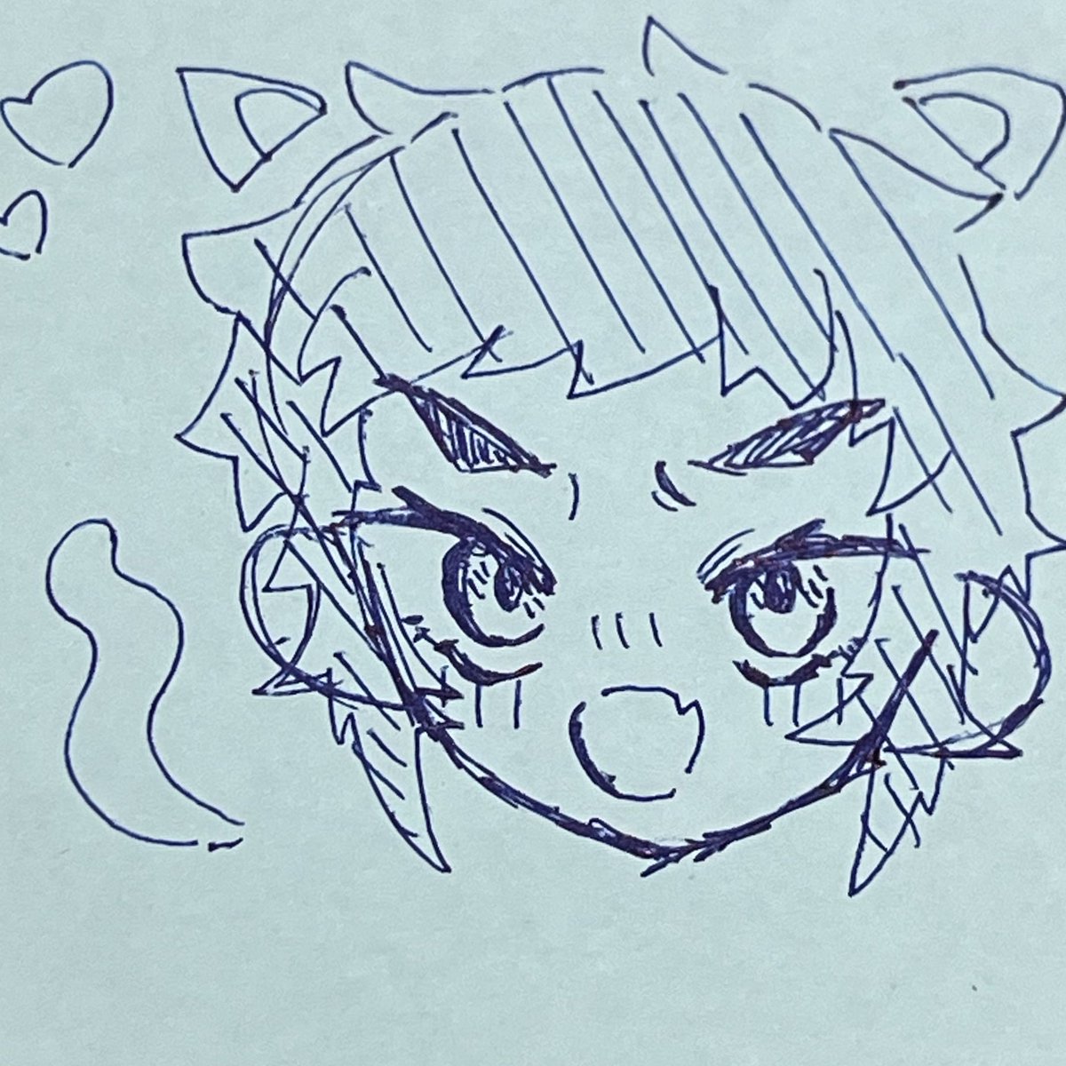 バ先で書いたの恥ずかしくて持って帰ってきた