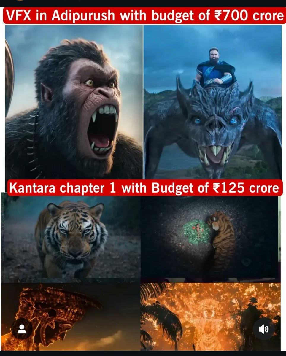 SonuKum00171039's tweet image. Kantara achieved with 1/4th the budget Adipurush makers couldn&apos;t do

#KantaraChapter1 #Kantara2