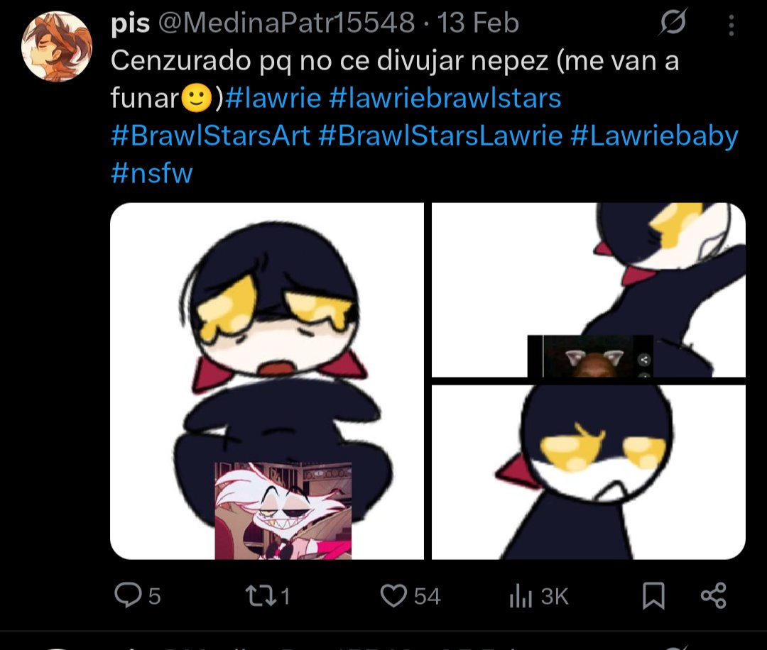 I decided to come back to this thread and remind you that person, aka, @//MedinaPatr15548, not only lied that she ain't a LLcest shipper and doesn't follow any, but she also drew NSFW of baby Lawrie.