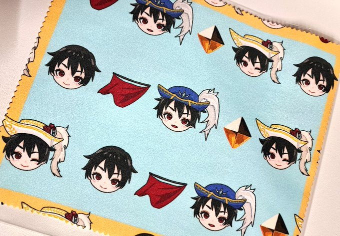 嫁氏から誕プレに貰ったメガネ拭き自慢していい?するね
ザガンちゃんかわいいね 