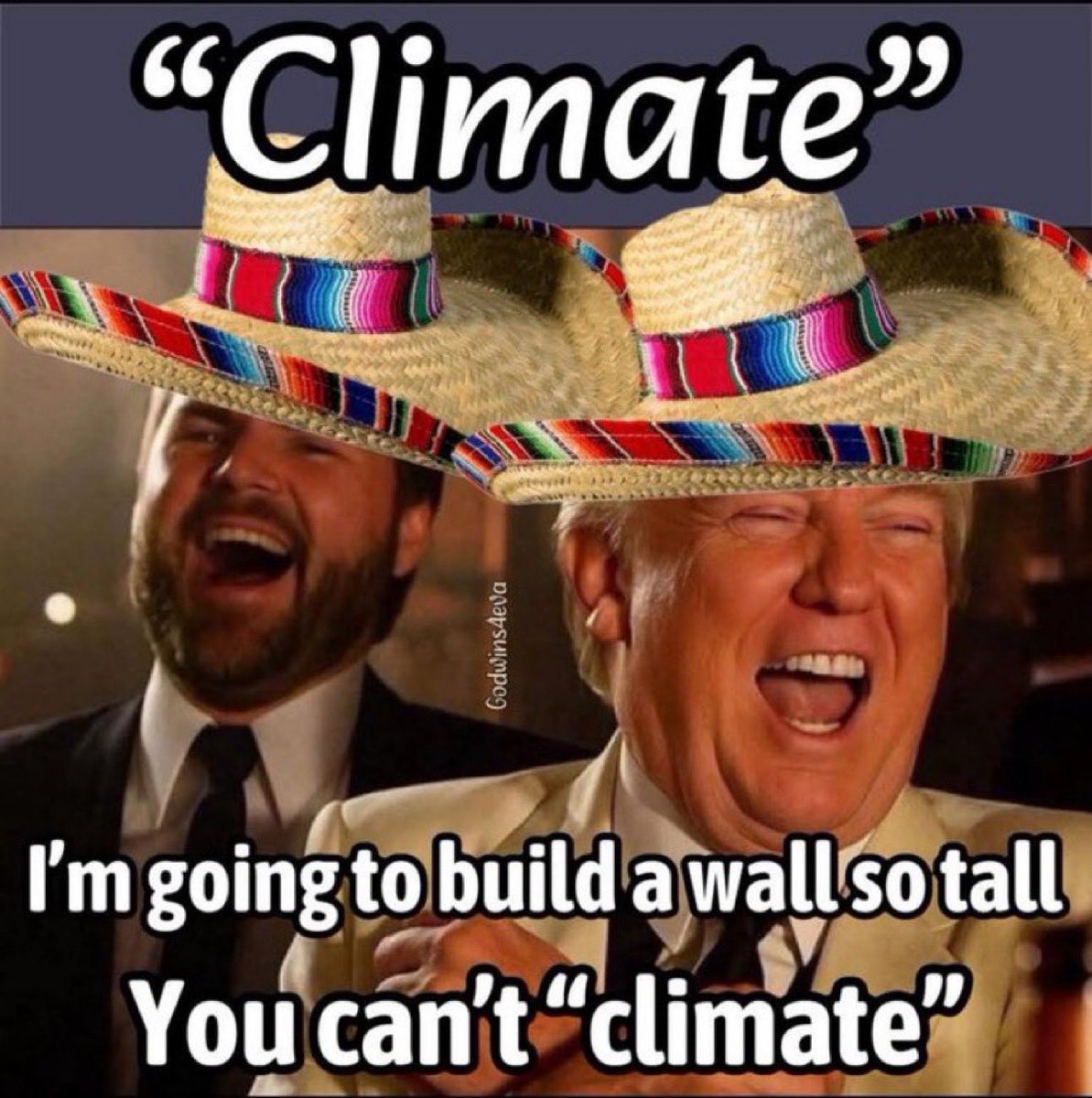 CL4WS_OUT's tweet image. I&apos;m going to build a wall so tall you can&apos;t&quot;climate&quot;‼️‼️ 
🤣🤣🤣