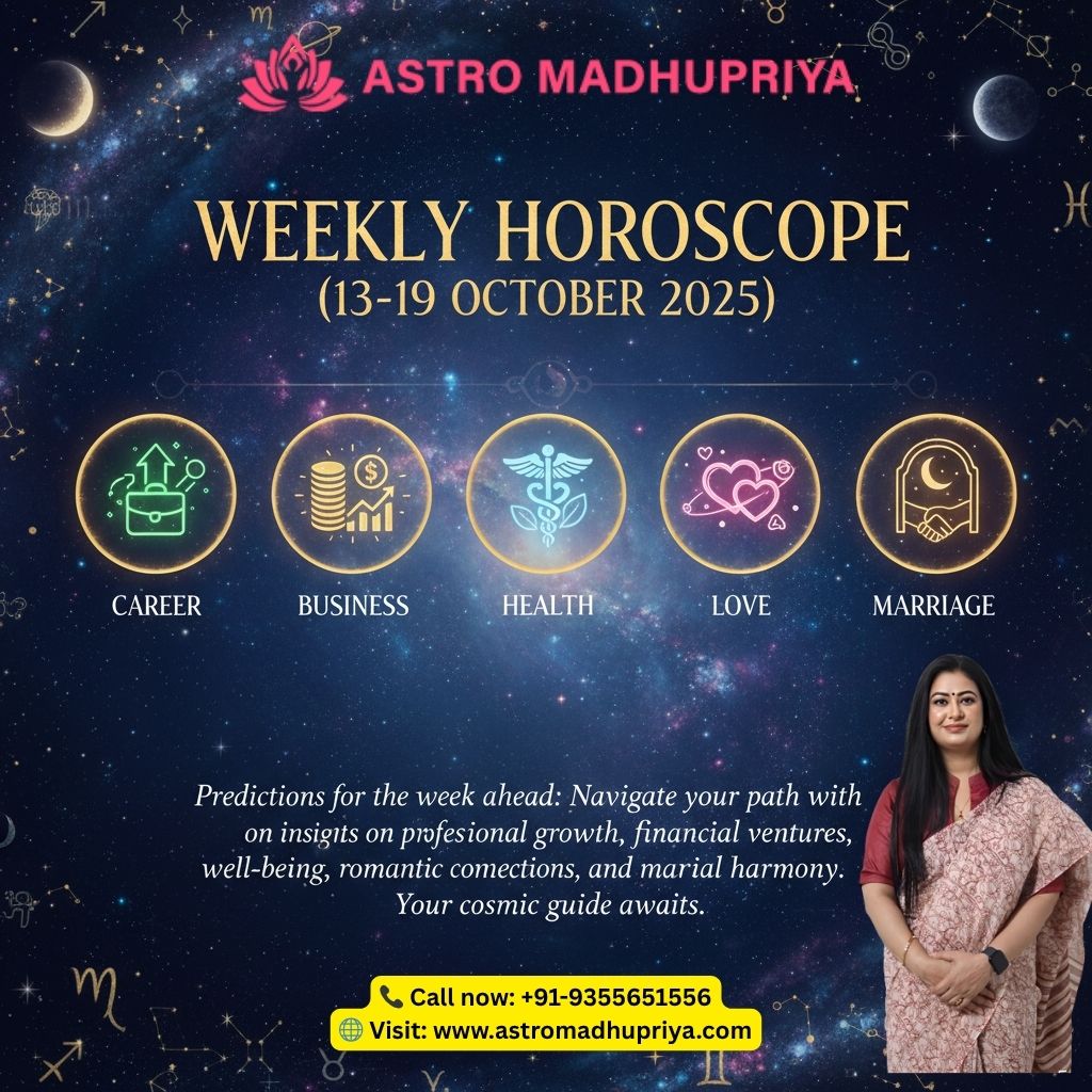 astrodrmadhu's tweet image. Your Weekly Horoscope is officially dropped! 🌟 Oct 13-19, 2025: See what&apos;s coming for your career, love, and finances. Trust your intuition, a big shift is on the way.

What sign are you? Let me know 👇

astromadhupriya.com/weekly-horosco…

#Horoscope #Astrology #WeeklyVibes #Zodiac