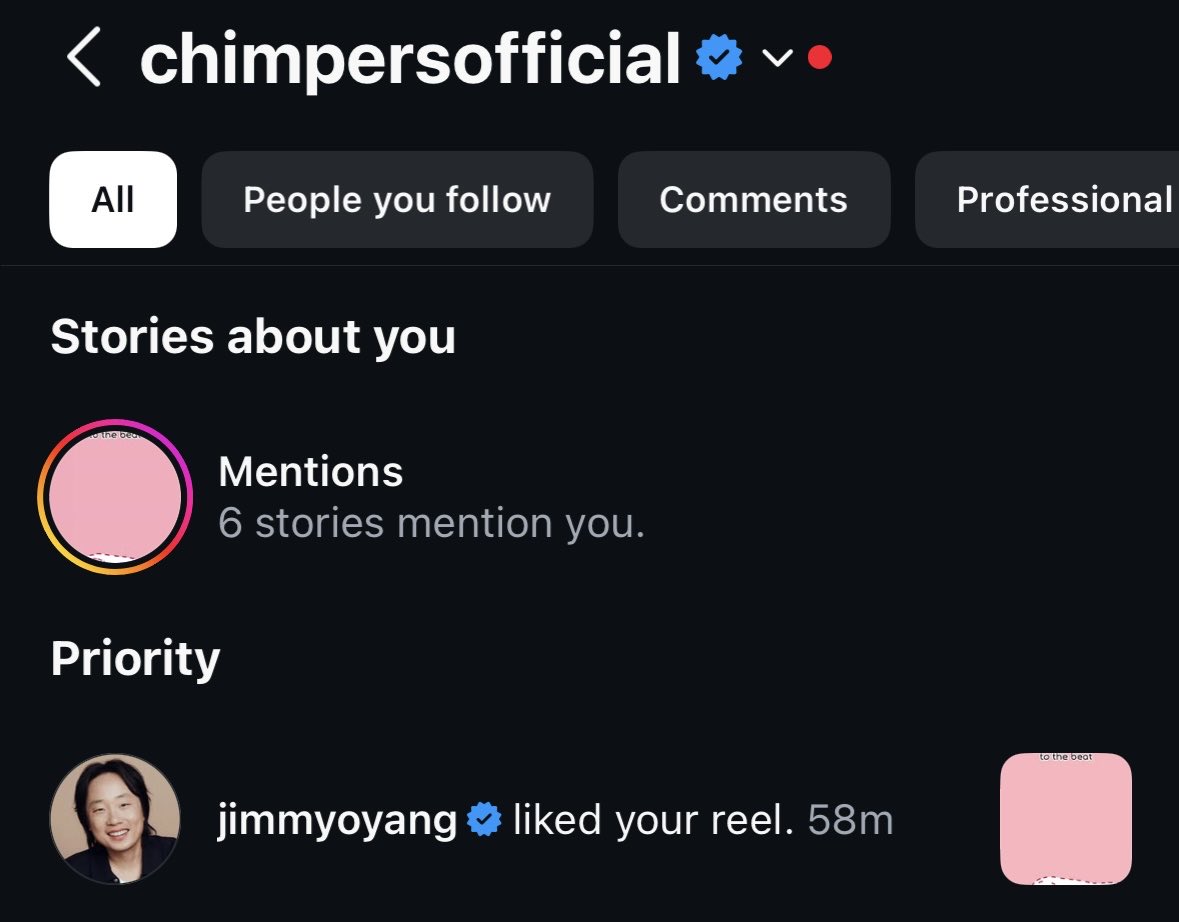 Welcome to another segment of which celebrity liked Chimpers next! 

Today we’ve got the legendary American stand up comedian and actor, Jimmy O Yang with over 7 million followers across social media.

Chimpers everywhere 🐒