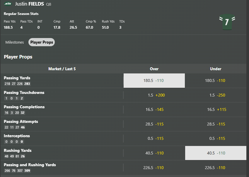 Guardian_Capper's tweet photo. @Dataman422 @juice_reel @KuttBet #BestOnX picks 4-5 (b365)
J. Fields Over 180.5 passing yards
J. Fields Under 40.5 rush yards https://t.co/3YksJx0Pkw