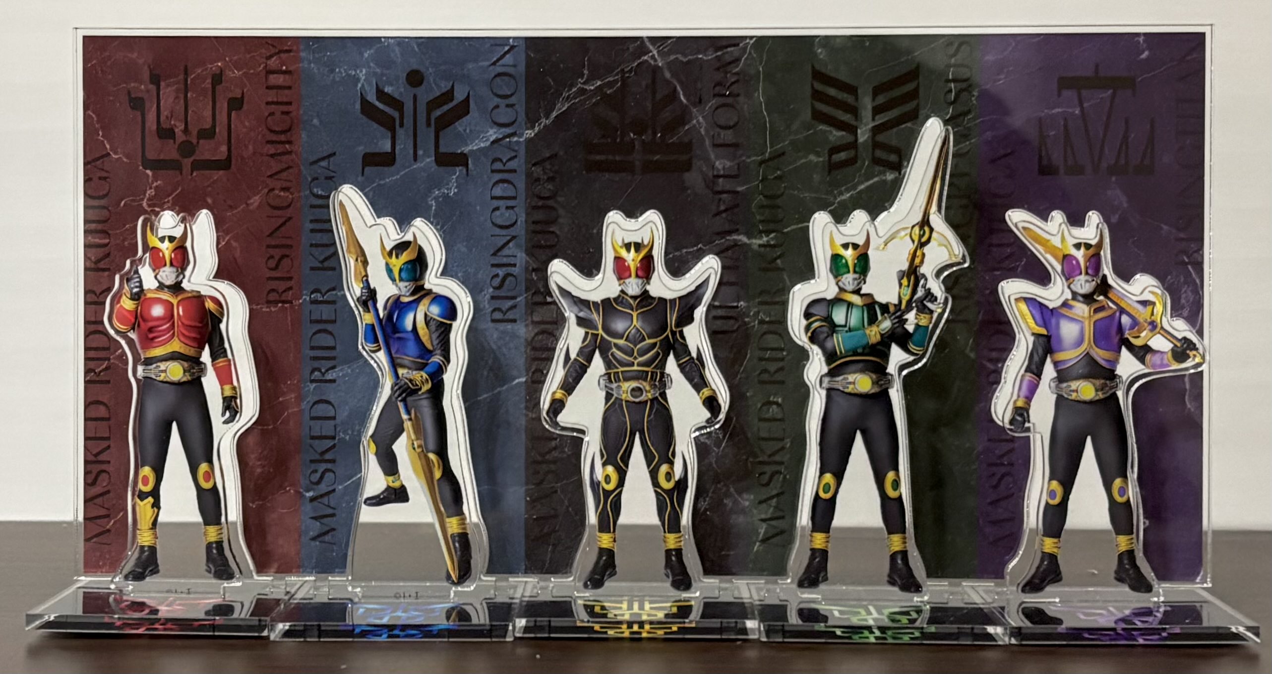 仮面ライダークウガ 超クウガ展 ジオラマアクリルスタンド 4種コンプセット 仮面ライダークウガ 超クウガ展 ジオラマアクリルスタンド 4種