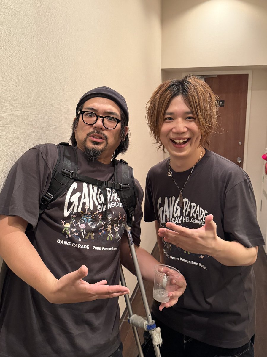 ライブナタリー presents GANG PARADE 
SAY HELLO！2MAN’25

9mm Parabellum Bullet さんとGANG PARADEの2MAN!!
GANG PARADE with GANG BOYZとして
ギター&amp;バンマスで参加させて頂きました🎸
コラボも盛り沢山で、ずっとテンション上がりまくひで、めちゃくちゃ楽しかったです✨