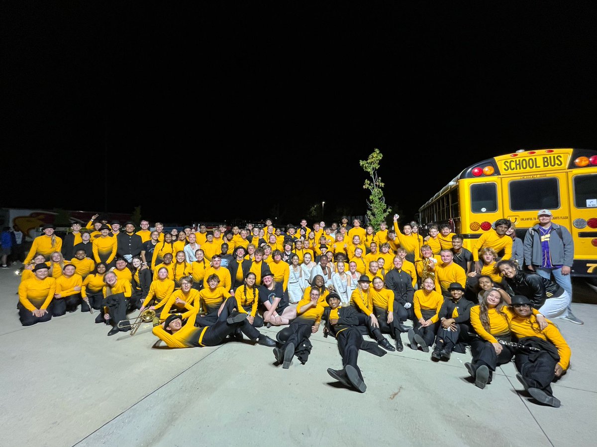 TheWWR's tweet photo. What a day for the Warrior Regiment! The band had a fantastic performance at Valleyfest Showdown and placed 2nd overall! Next weekend is your last chance to experience “Color my World” at State Contest and WMI.  #wwr #colormyworld #wearewaukee https://t.co/B3hqX2dwCB