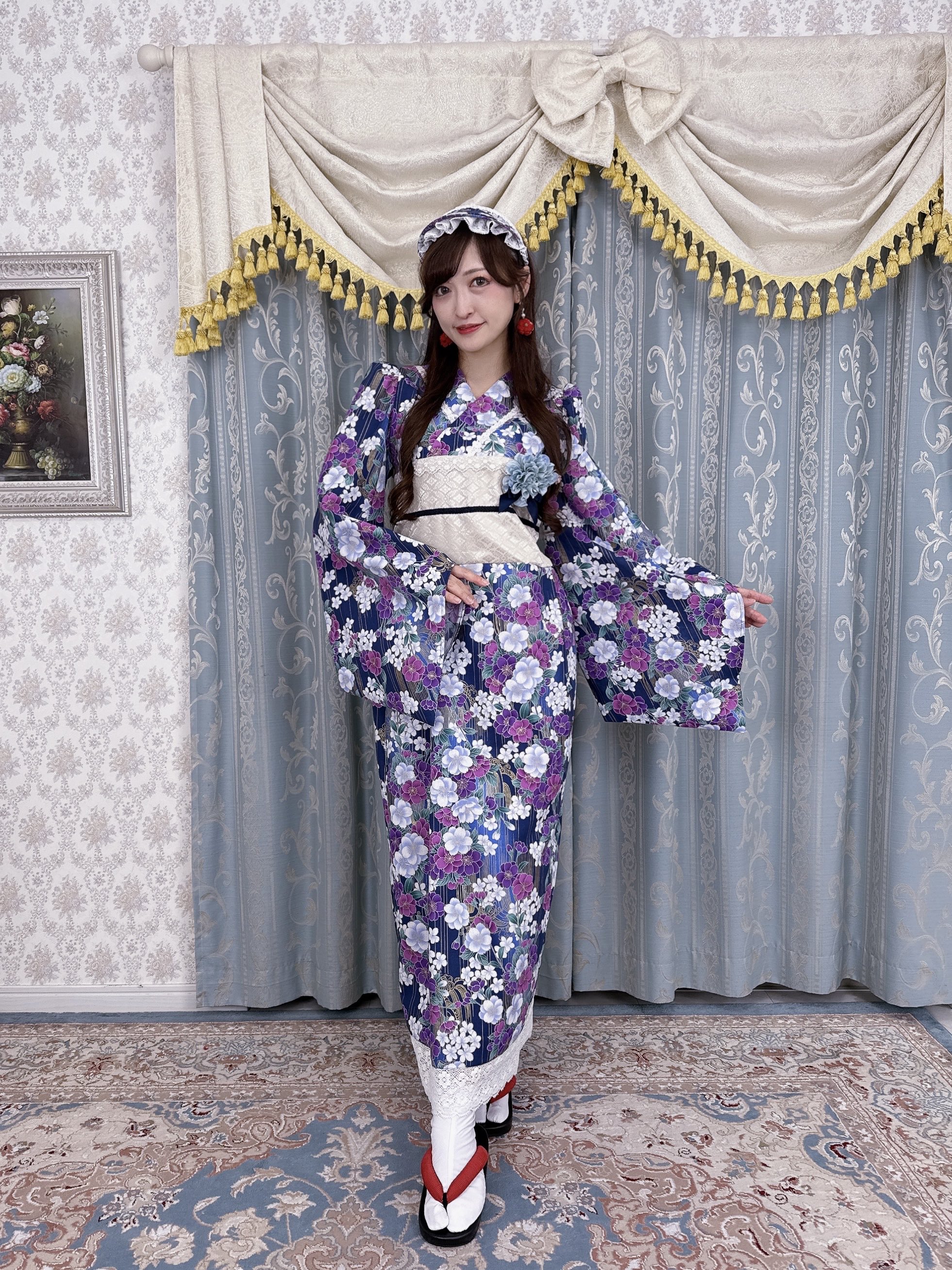 メルヘンティカ marcHenromanTica 宵闇ワンピース 紫 marcHenromanTica