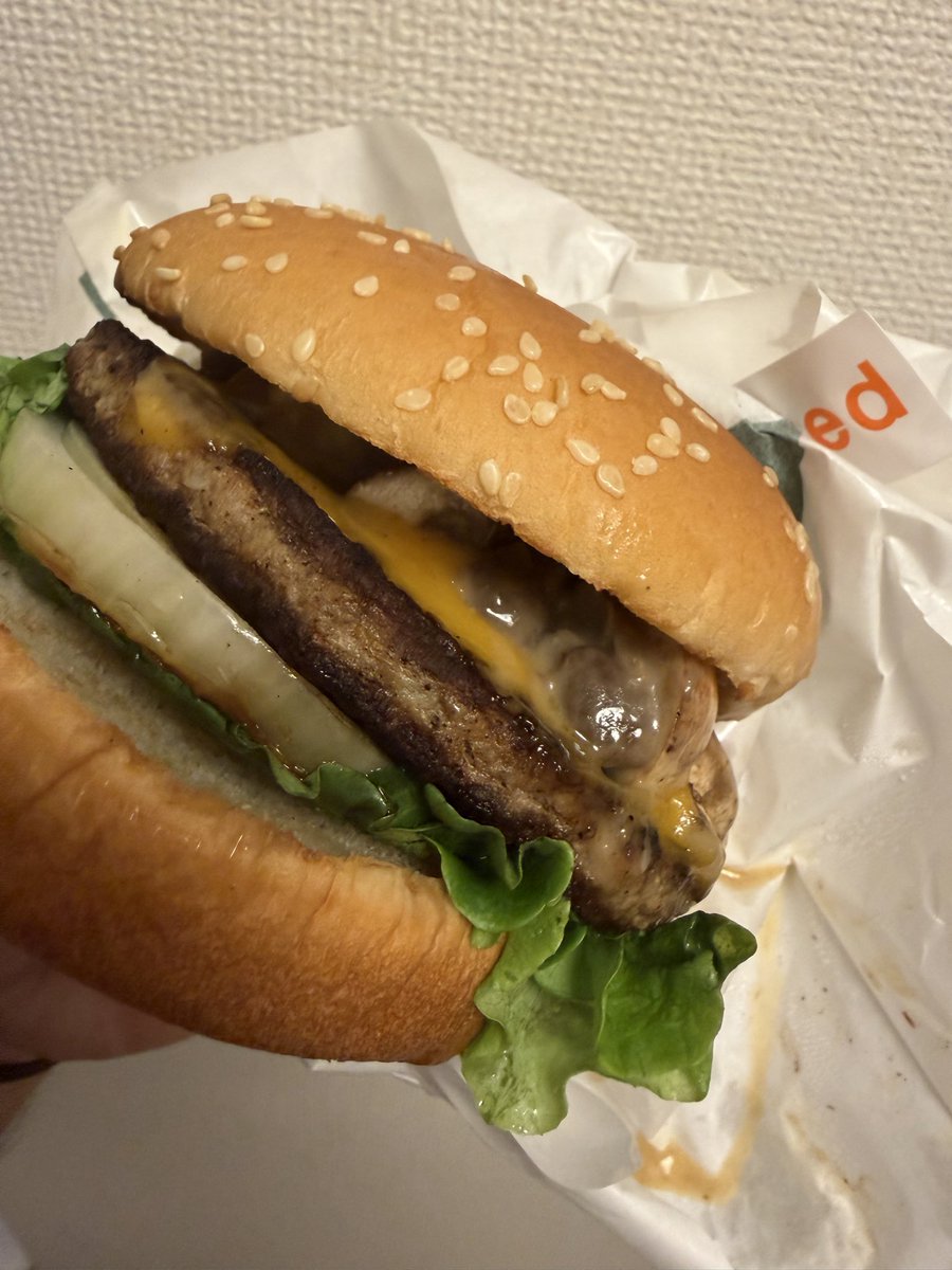 駆け込みポルチーニダブル🍄🍄🍔✨