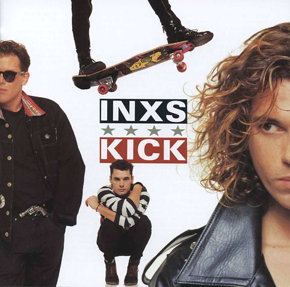 landofthe80s's tweet image. On this day in 1987, INXS kicked down the door with their landmark sixth studio album, Kick! This record was a game-changer, featuring four incredible Top 10 singles. An absolute 80s essential. #genx #80s