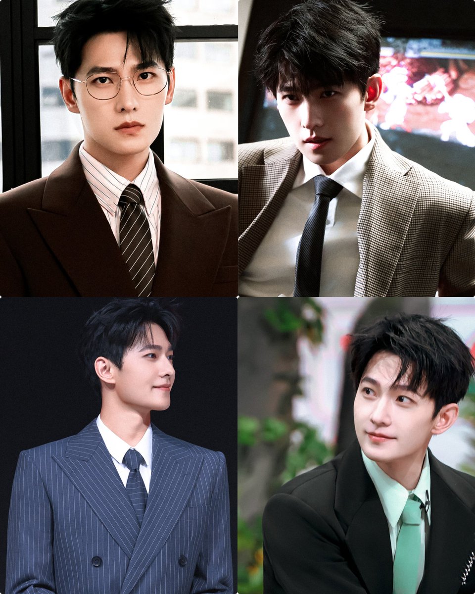 Not often, but always iconic. That’s Yang Yang in suits 👑