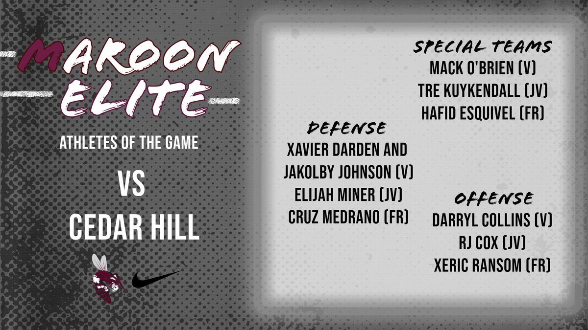 Proud of the fight shown Friday.
These Skeeters earned their spot among the Maroon Elite vs Cedar Hill.
Tough. Resilient. All heart.
#USVSUS