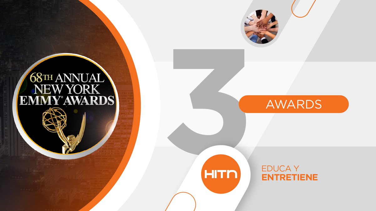 A huge night for <a href="/hitn/">HITN-TV</a>! 🏆 We’re honored to receive 3 <a href="/NYEmmyAwards/">New York Emmy Awards</a>.
We’ll keep producing content that educates &amp; entertains our Hispanic communities nationwide. 📺
#EducaYEntretiene #HispanicMedia #Emmys