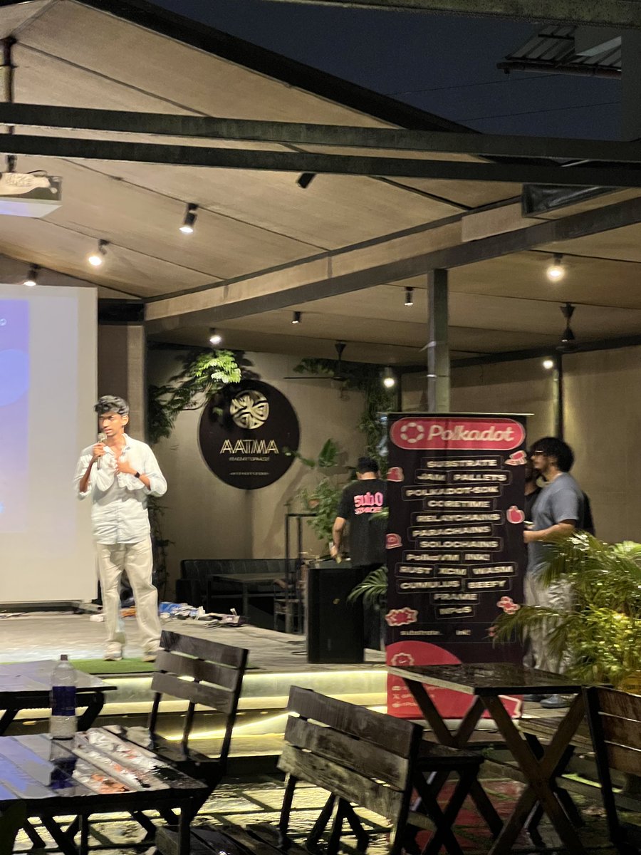 afthaabb's tweet image. At the Polkadot Sub0 Builder Party 💜 – incredible energy and chill vibes!.
Excited to learn more about the hackathon and connect with fellow builders. @Polkadotsub0 @Polkadot @Web3_kerala
#Web3 #Polkadot