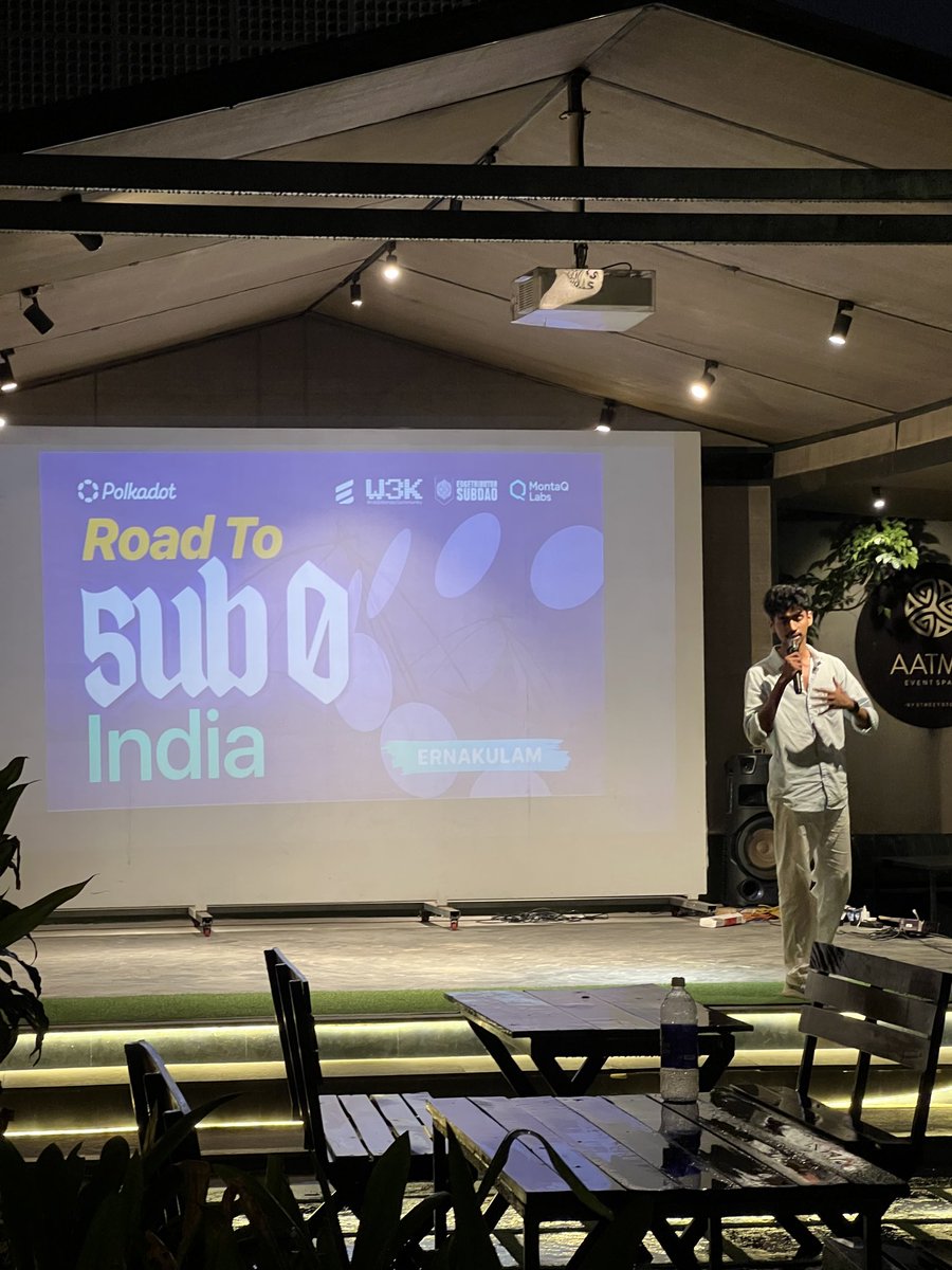 afthaabb's tweet image. At the Polkadot Sub0 Builder Party 💜 – incredible energy and chill vibes!.
Excited to learn more about the hackathon and connect with fellow builders. @Polkadotsub0 @Polkadot @Web3_kerala
#Web3 #Polkadot