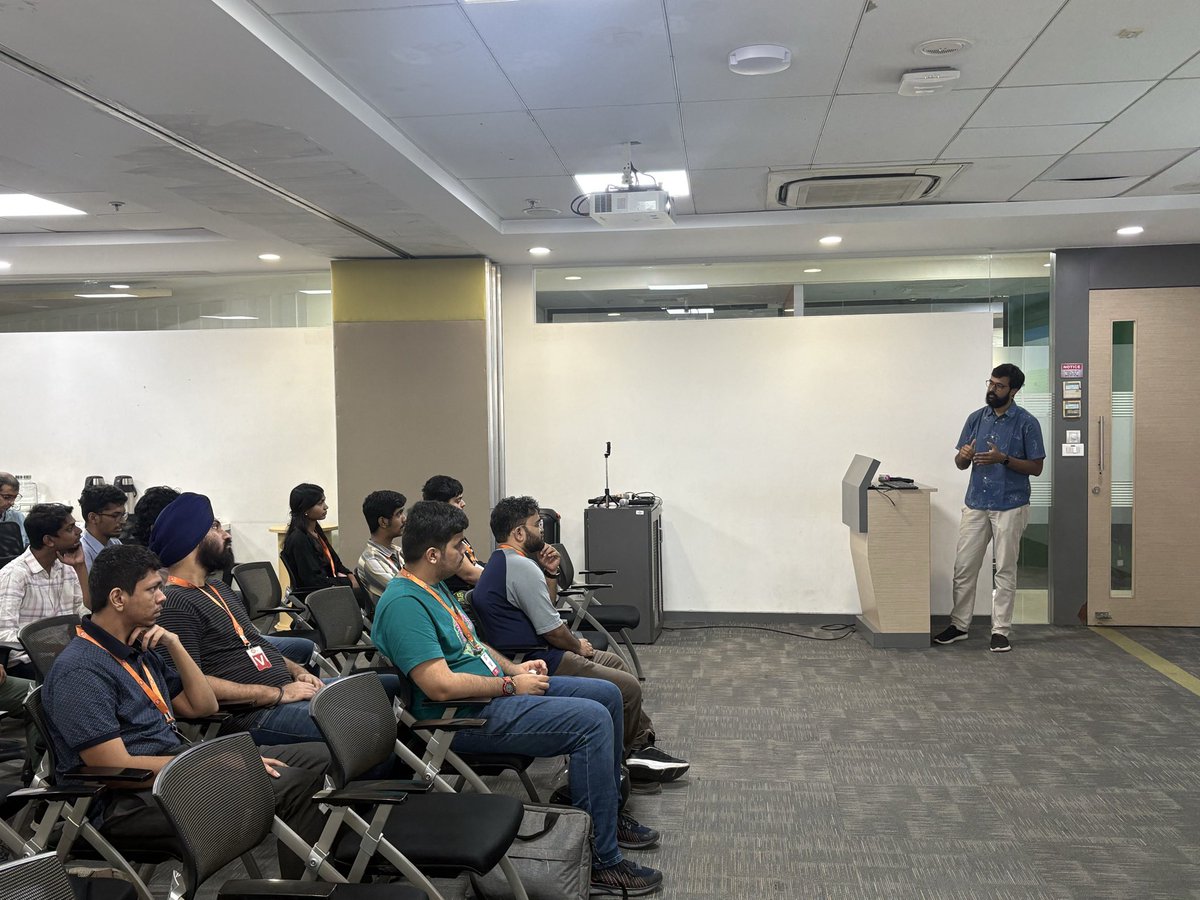 MumbaiPy's tweet image. The MumbaiPy October Meetup was ๐ฅ yesterday!
So much energy, learning, and good vibes all around ๐
Big thanks to everyone who joined us and to our awesome speakers and to everyone who joined you made it awesome! ๐
See you at the next one ๐
#MumbaiPy #Python #MeetUp #TechMeet