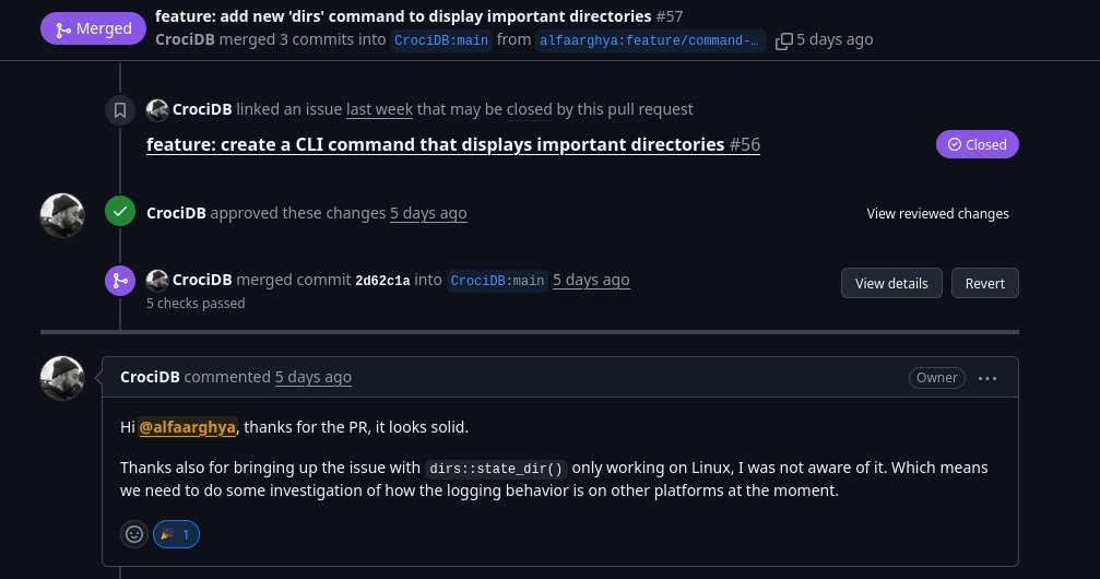 alfaarghya's tweet image. Learning Rust actually paid off cuz my first merged PR was written in Rust.

The project is called 𝐁𝐮𝐥𝐥𝐞𝐭𝐭𝐲, a TUI feed reader to read your subscriptions within your terminal. 💻
Check out here - bulletty.croci.dev

#Hacktoberfest #Hacktoberfest2025 #OpenSource