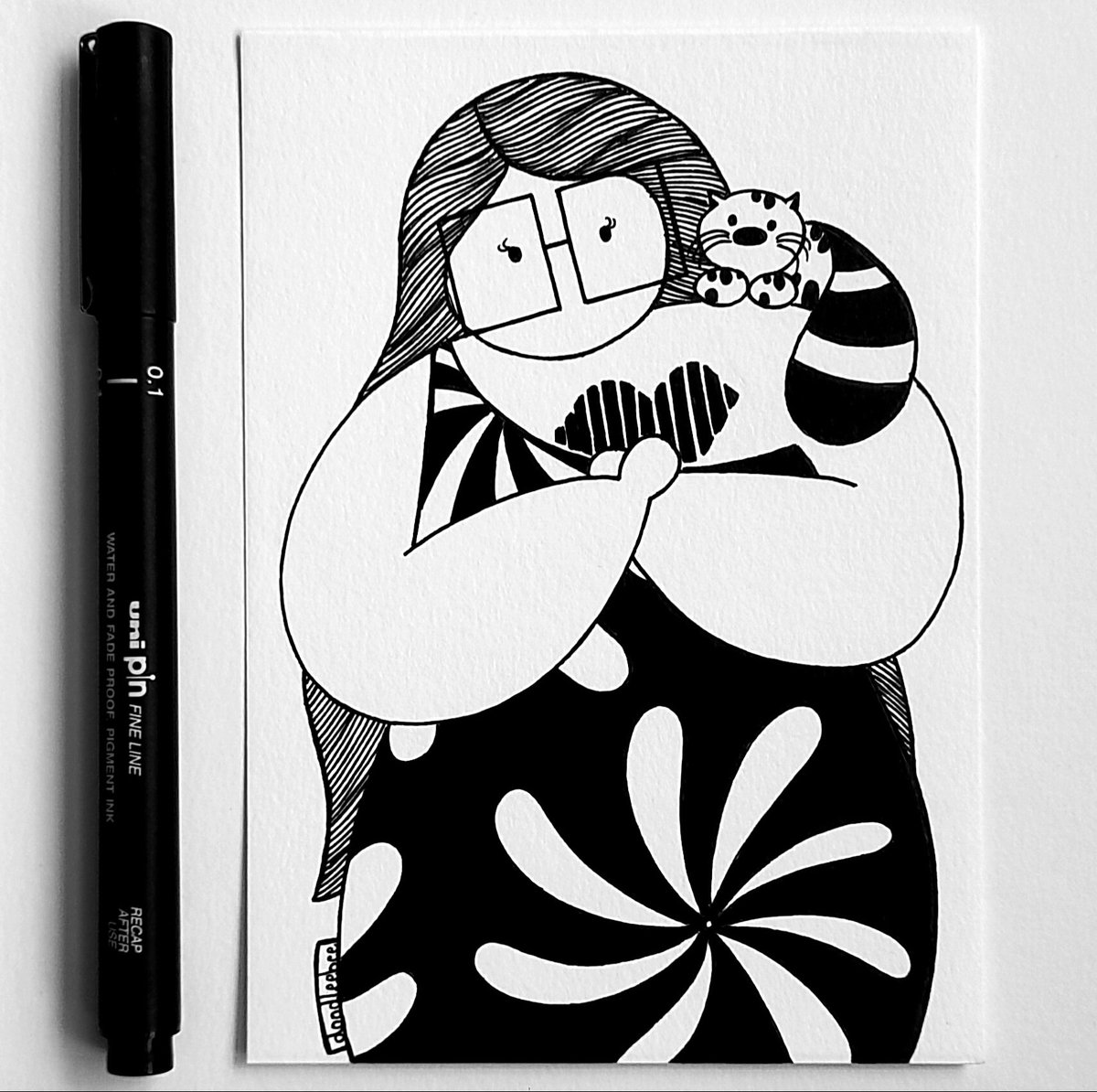 Inktober Prompt 12 - Shredded

The world shredded my heart.
I got used to the way it is.
Because it is what it is.
It still works well though.
This shredded heart.
Meow.

#Doodleebee #inktober2025 #inktober #heart #darkart #catlady #art