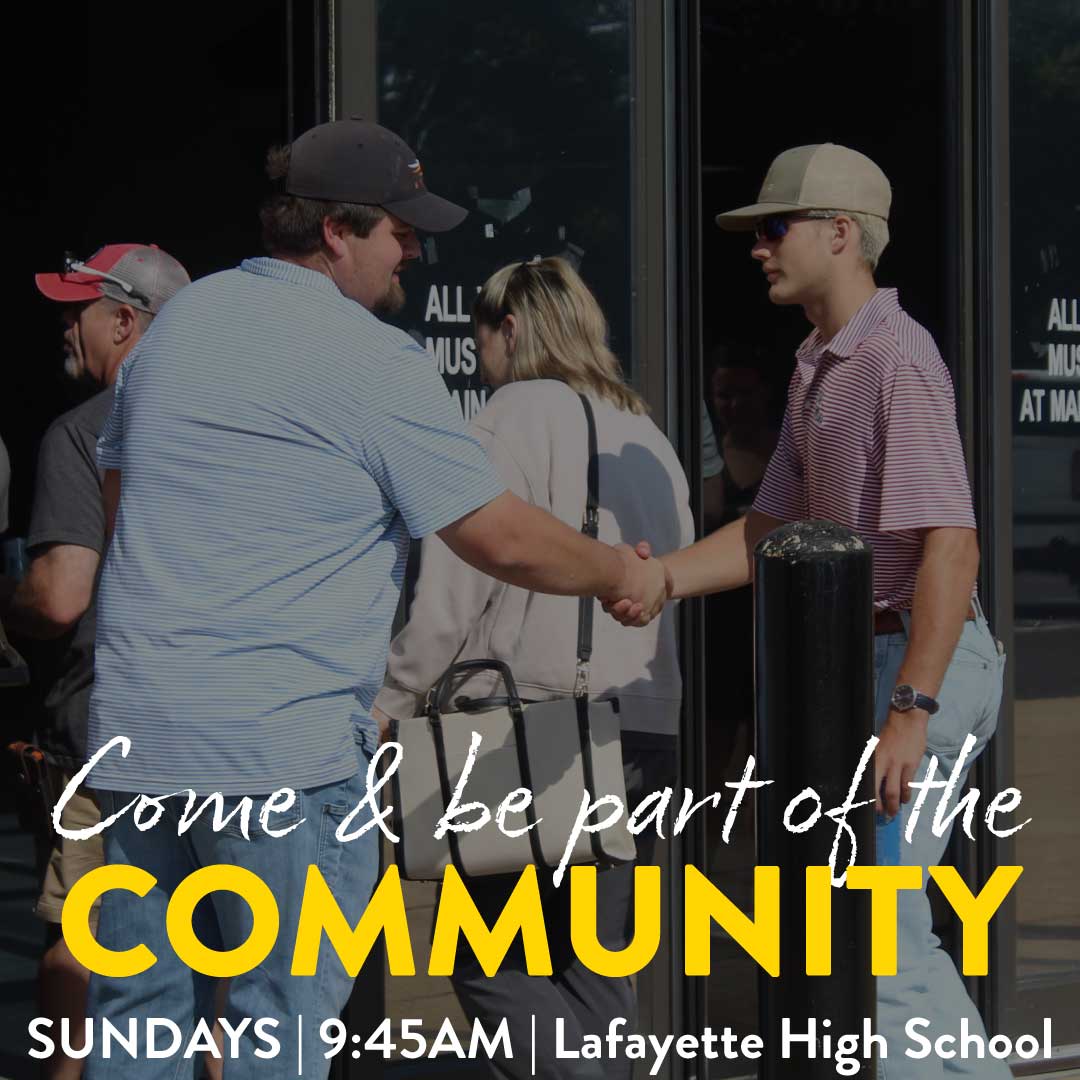 Come to church today! We would love to see you!