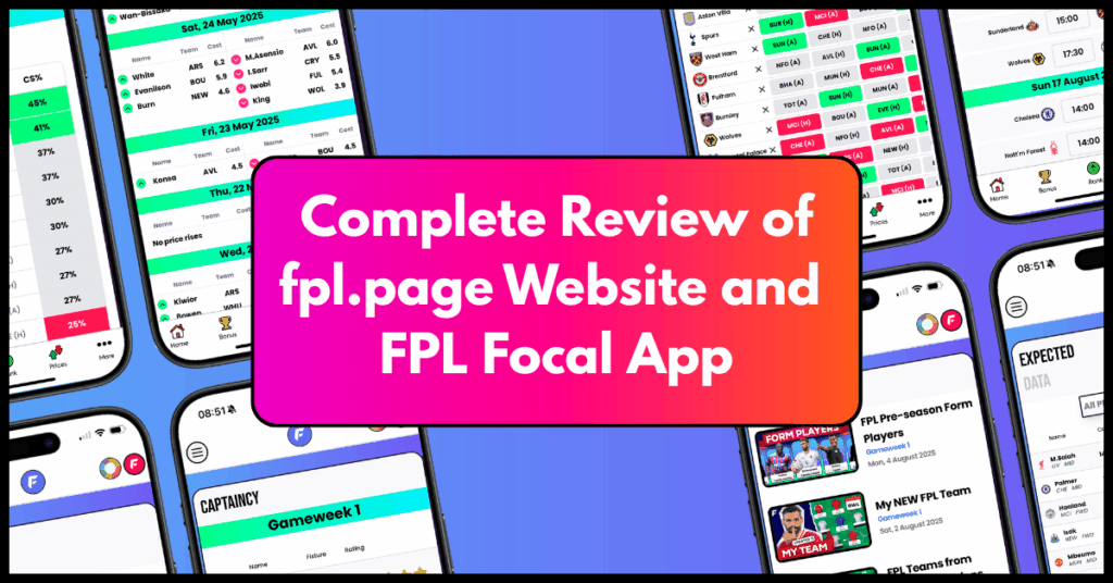 It's an honour to see my site reviewed on the brilliant <a href="/allaboutfpl/">ALLABOUTFPL</a>! They've been an inspiration for lots of my content.
allaboutfpl.com/2025/10/comple…