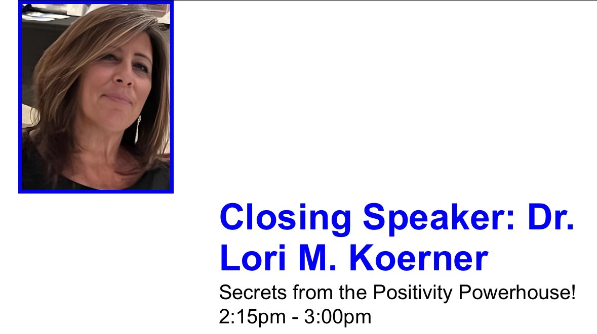 ooking forward to inspiring in Will, IL for their Regional Office of Education. Much gratitude!
Choose to bring some inspiration to your team?
Reach out!
#youcantoo
Lorikoerneredu.com