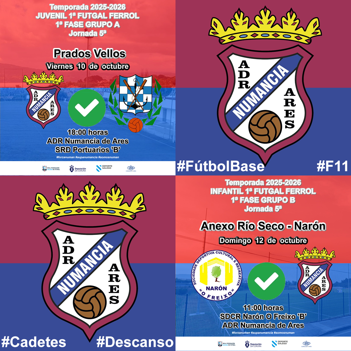 #Juvenilese infantiles consiguieron la victoria