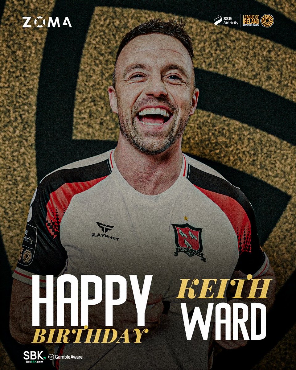 🎉 Happy Birthday, Keith Ward!

Wishing Wardy a fantastic day from everyone at Dundalk FC!

#Cmonthetown | #DLK2025