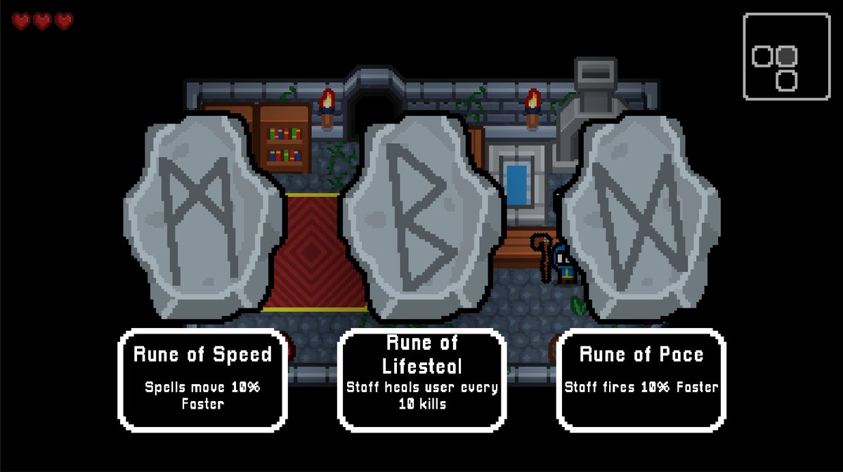 StudiosHermit's tweet image. I've been working on the Rune Upgrade system, give players more ways to specify and enhance their builds! What do you think so far? 🤔😄
#pixelart #gamedevelopment #indiedev #norse