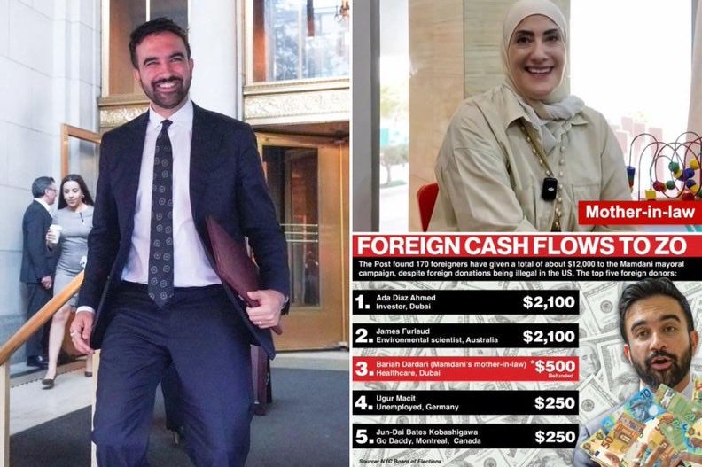 matjendav4's tweet image. He’ll get away with it ~ ~ Mamdani mayoral campaign took in $13,000 in illegal foreign donations, records show trib.al/ADTEqWJ