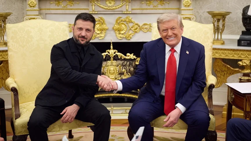 🚨 BREAKING: ZELENSKY CALLS TRUMP AGAIN 

🇺🇦📞This is already their second phone call in just two days. According to the Ukrainian president, the conversation was “very productive” and focused on topics they had agreed to discuss earlier.

While Kyiv is strengthening ties with