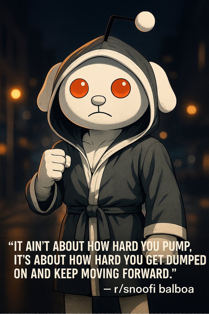 “It ain’t about how hard you pump, it’s about how hard you get dumped on and keep moving forward.” — r/snoofi balboa