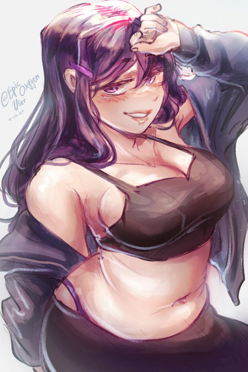 been a while since I've made from proper sexy Yuri~ 
#DokiDokiLiteratureClub #ddlcyuri