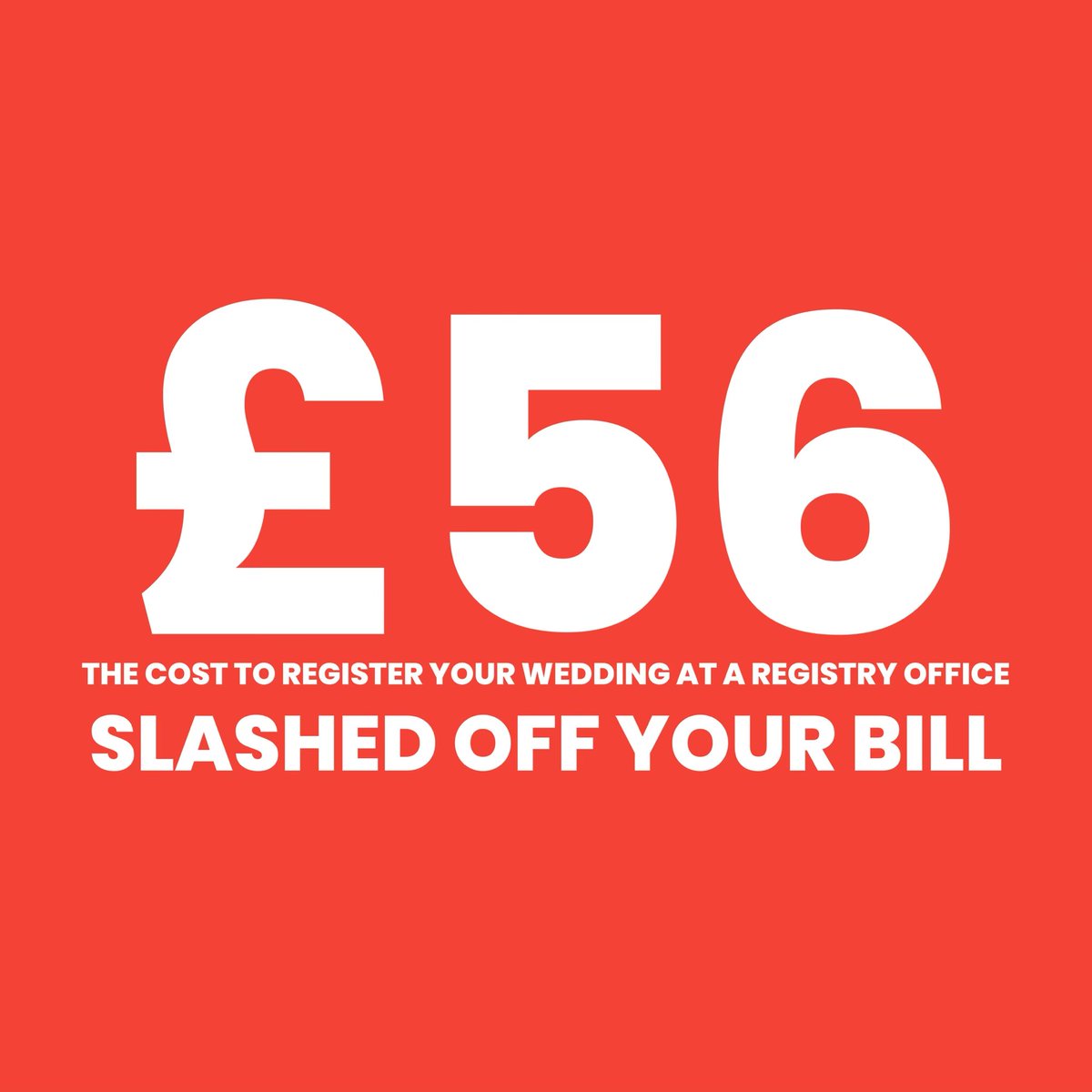 🎉 Exciting news! 

To celebrate the government finally recognising humanist marriages in England and Wales, I'm thrilled to announce that any ceremony I conduct until the official change will have the current £56 registrar fee removed from my total bill. 

💍✨ #HumanistWeddings