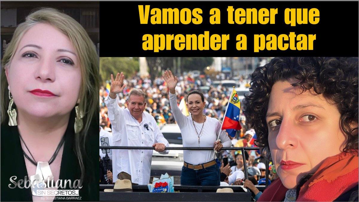 SebastianaB's tweet image. #SebastianaSinSecretos
Vamos a tener que aprender a pactar
Claro que habrá un cambio en Venezuela
youtube.com/watch?v=WfpSZ8…