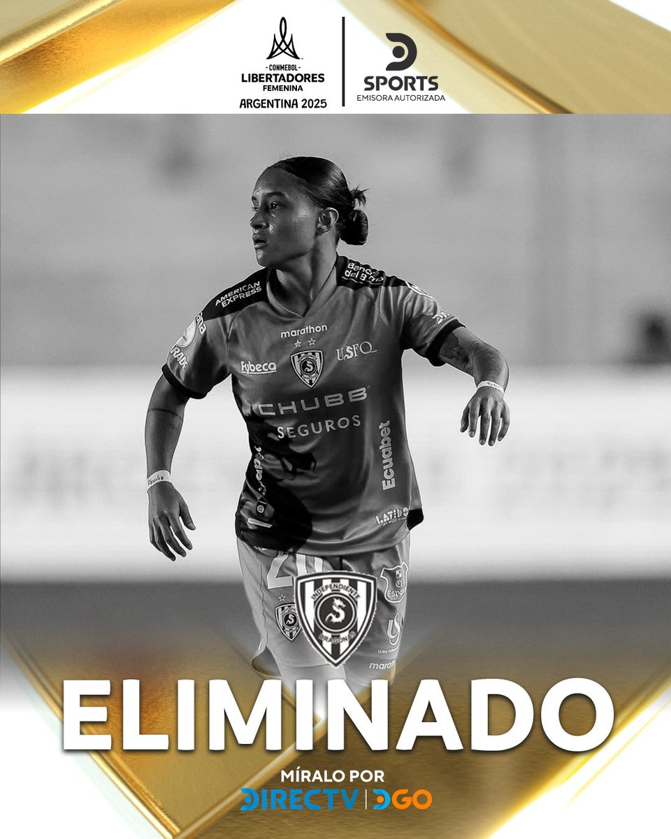 DSportsEC's tweet image. ¡FIN DEL SUEÑO COPERO! 🏆❌

⚽ Dragonas #IDV 🇪🇨 perdió 3-0 contra Ferroviária 🇧🇷 y quedó eliminada de la CONMEBOL #LibertadoresFemeninaEnDSPORTS en cuartos de final.

📷 Dragonas