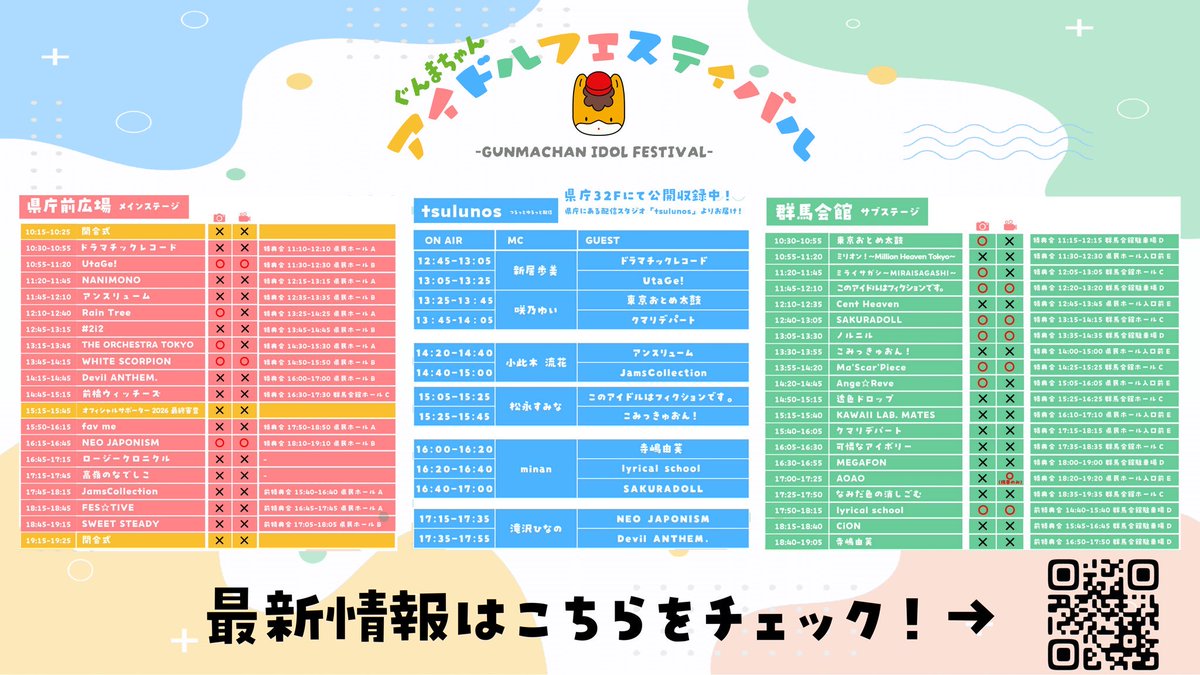 KAWAII__LAB's tweet image. 💐🤍明日は初遠征 #GIF2025 🤍💐

10/13(月祝)
『 ぐんまちゃんアイドルフェスティバル 』
📍群馬会館(サブステージ)

🎙️LIVE：15:15-15:40
📸特典会：16:10-17:10@県民ホール入口前E（予定）
※前後半で行います。

【前半】山本・鈴木・萩田・中山・嶋﨑・辻
【後半】笹原・高梨・新井・加藤・遠藤…