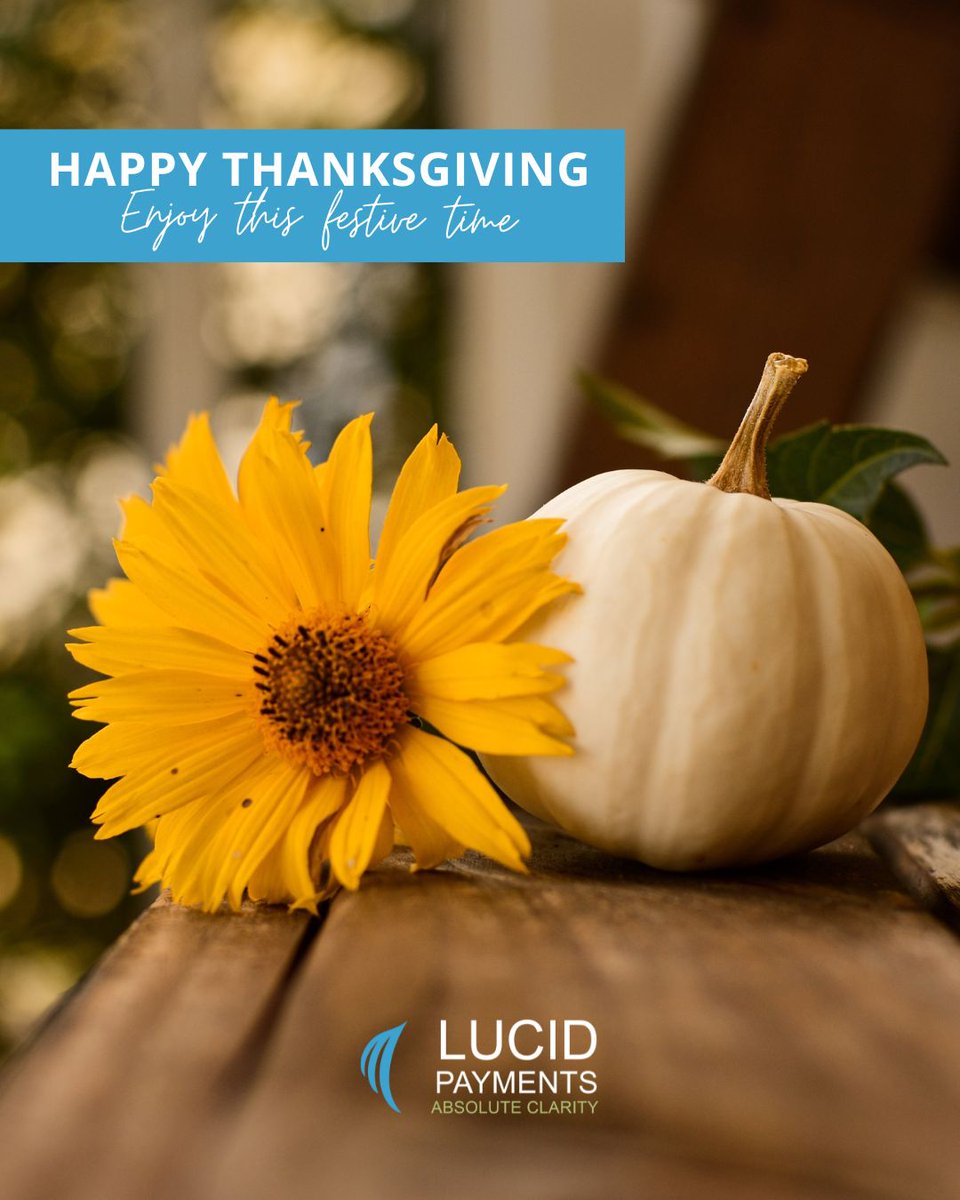 Happy Thanksgiving from Lucid Payments! We want to extend our warmest wishes to all our clients, friends, and fellow Canadians. 🍁

#happythanksgiving #canadianbusiness