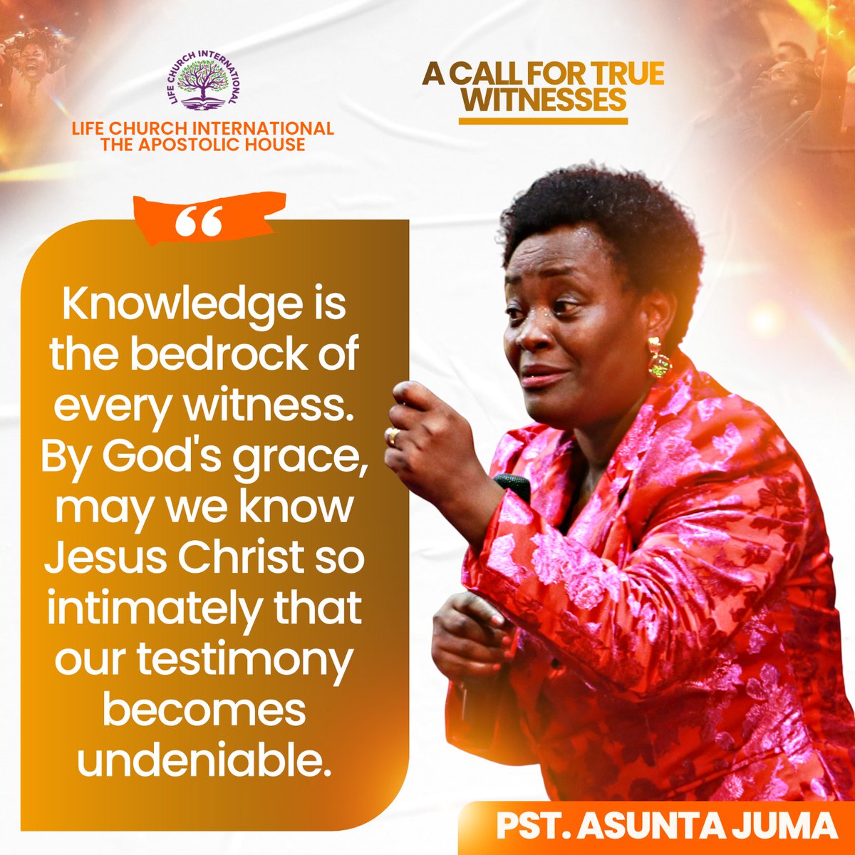 LifeChurchKE's tweet image. Witnessing still is the Great Commission!
May we see Him so clearly, know Him so deeply,
that our witness will burn bold and unshakable,speaking not only of what we’ve heard,
but of what we’ve seen.
Hallelujah!!

#witness 
#knowledge 
#ToknowHim 
#LifeChurchInternational
#Sunday