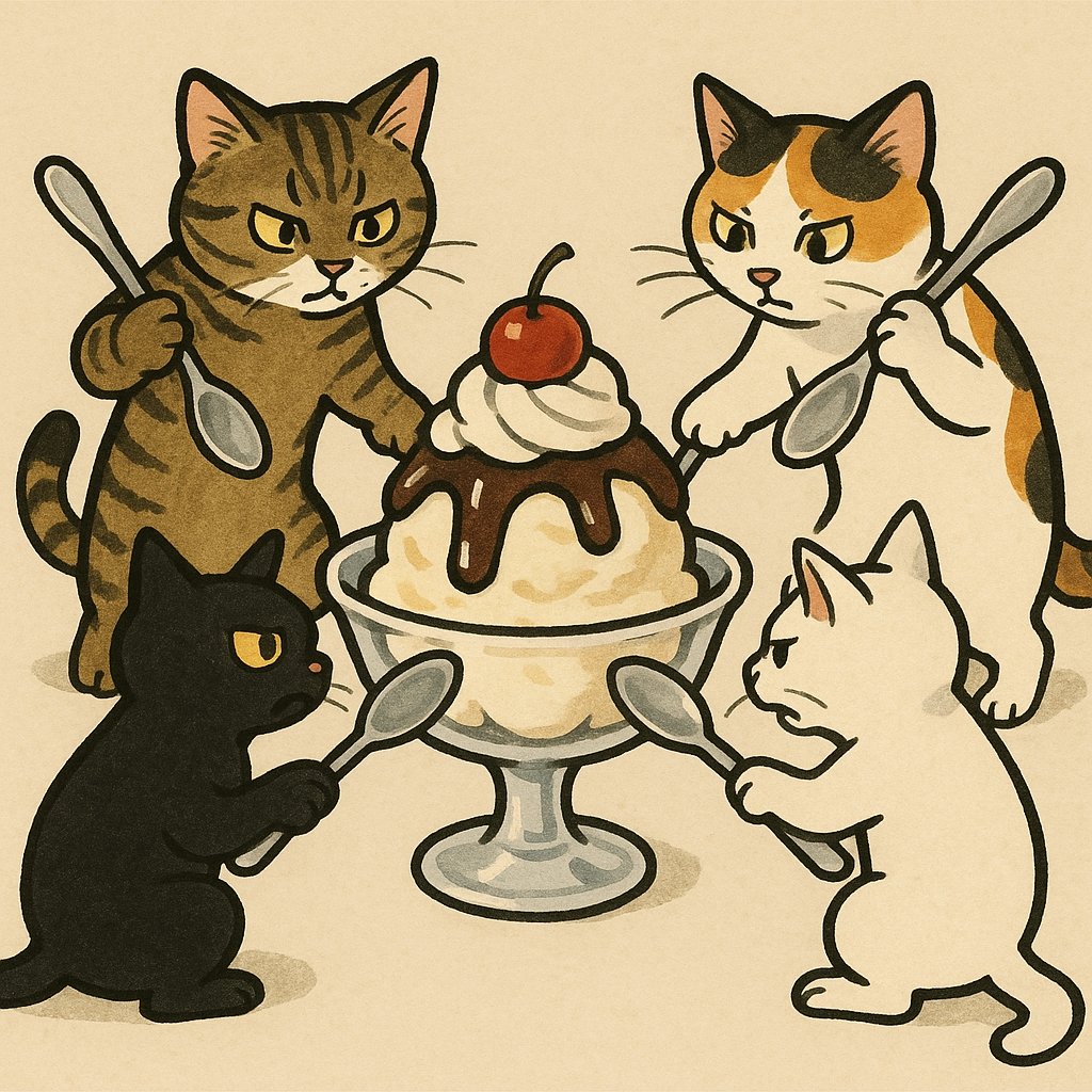 AIピクターズ今日のお題「サンデー」
サンデーの戦い
#Aipictors #AIイラスト︎ #AIart #ねこ #猫